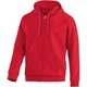 Hooded jacket Team red Front View
