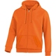 Hooded jacket Team neon orange Front View