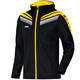 Hooded jacket Pro black/citro/white Front View