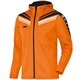 Hooded jacket Pro neon orange/black/white Front View