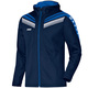 Hooded jacket Pro navy/royal/white Front View