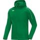 Hooded jacket Classico sport green Front View