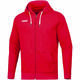 Hooded Jacket Base red Front View