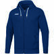 Hooded Jacket Base seablue Front View