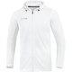 Hooded jacket Run 2.0 white Front View