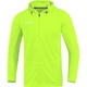 Hooded jacket Run 2.0 neon green Front View