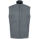 Softshell vest Premium stone grey Front View