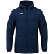 Coach jacket Team with hood seablue Front View