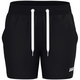 womanJoggingshort One Cotton Damen schwarz Vorderansicht