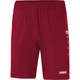 Training shorts Premium wine red Front View
