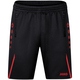 KidsTraining shorts Challenge black/red Front View
