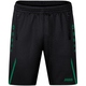 Training shorts Challenge black/sport green Picture on person