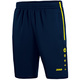 Training shorts Active seablue/neon yellow Front View