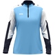 womanZiptop Dynamic dames hemelsblauw/wit/marine Voorkant