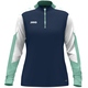 womanZiptop Dynamic dames marine/wit/munt Voorkant