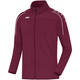 Training jacket Classico maroon Front View