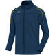 Training jacket Classico night blue/citro Front View