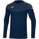 Sweater Champ 2.0 seablue/dark blue/neon yellow Picture on person