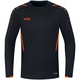 KidsSweater Challenge black/neon orange Front View