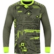 GK jersey Tropicana khaki/neon green Front View