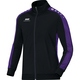 Polyester jacket Striker black/purple Front View