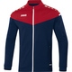 Polyester jacket Champ 2.0 seablue/chili red Front View