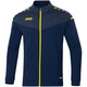 Polyester jacket Champ 2.0 seablue/dark blue/neon yellow Front View