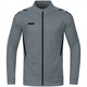 Polyester jacket Challenge stone grey/black Picture on person
