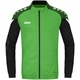 KidsPolyester jacket Performance soft green/black Front View