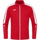 Polyester jacket Power red Side view left