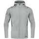 KidsHooded leisure jacket Challenge light grey mel./anthra light Front View