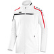 Presentation jacket Performance white/black/red Front View