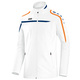 Presentation jacket Performance white/navy/neon orange Front View
