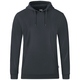 Hooded sweater Organic anthracite Front View