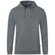 Hooded sweater Organic stone grey Front View