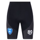Cycling short ladies black/JAKOblue Front View