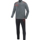 Tracksuit PRESTIGE stone grey/flame Front View