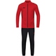 Trainingsanzug Polyester Challenge  rot/schwarz Vorderansicht