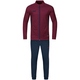 Tracksuit Polyester Challenge  maroon/marine Front View