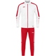 Tracksuit Polyester Power weiß/rot Front View
