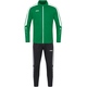 Tracksuit Polyester Power sportgrün Front View