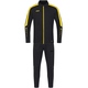 Tracksuit Polyester Power schwarz/citro Front View