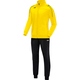 Polyester tracksuit CLASSICO yellow Front View