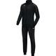 Polyester tracksuit CLASSICO black Front View