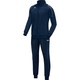 Polyester tracksuit CLASSICO navy Front View