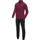 Polyester tracksuit CLASSICO maroon Front View