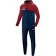 Polyster tracksuit COMPETITION 2.0 navy/dark red Front View