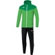Polyster tracksuit Champ 2.0 with hood soft green/sportgrün Front View