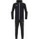 Polyster tracksuit Power with hood schwarz Front View