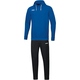 Jogging suit Base with hooded sweater royal Front View